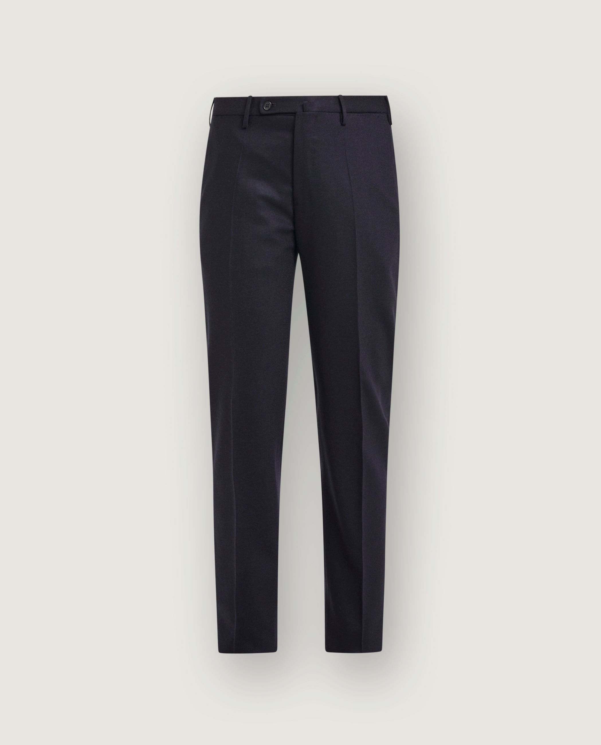 Wool Cashmere Flannel Trousers