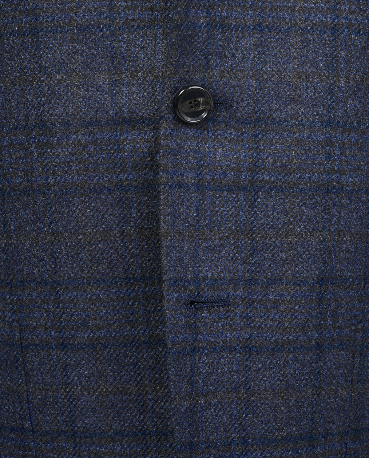 Cashmere Prince of Wales Jasje - Blauw