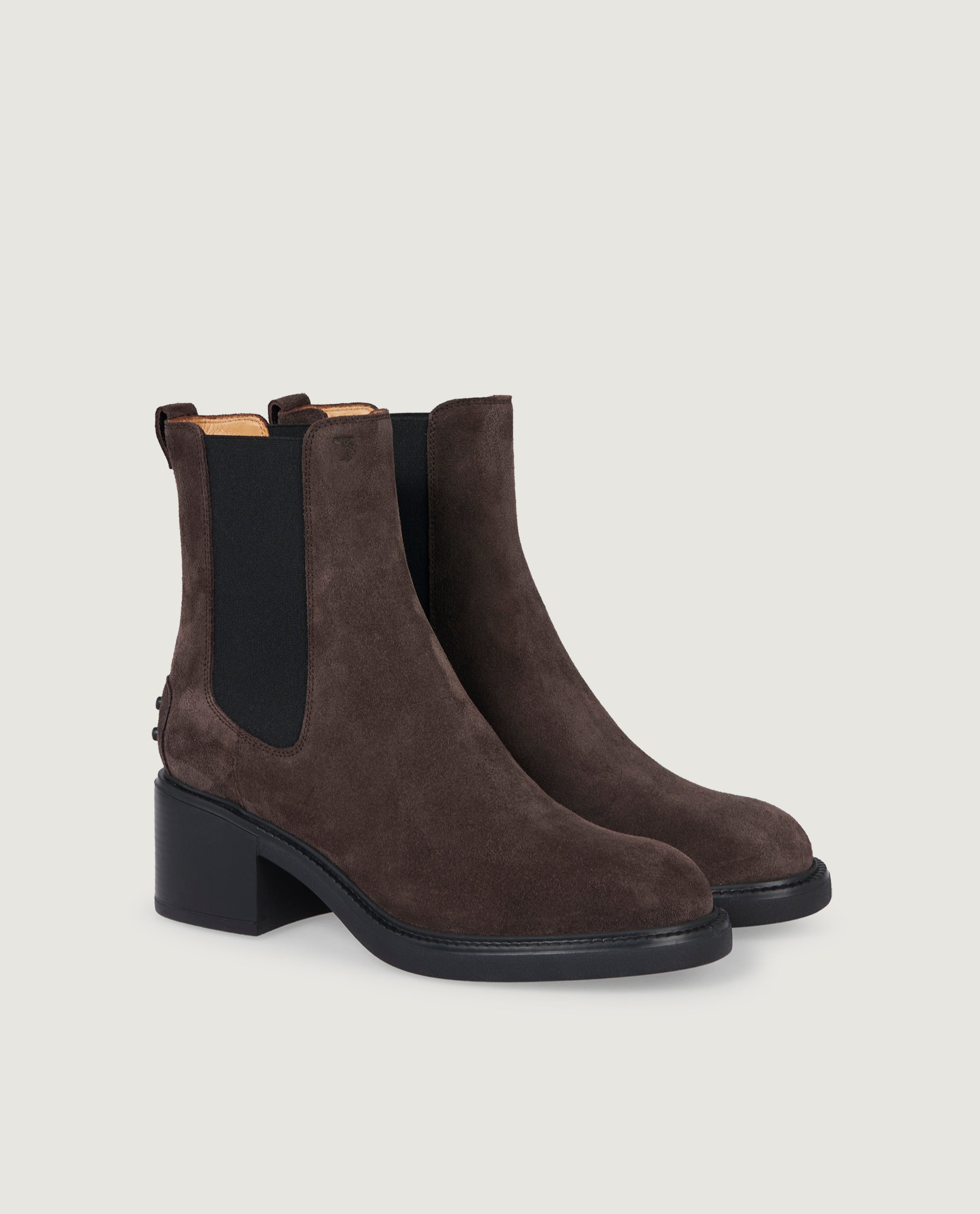 Suede Tronchetto Enkel Laarzen - Bruin