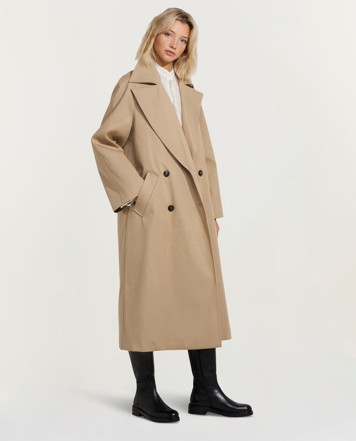 Cotton trenchcoat