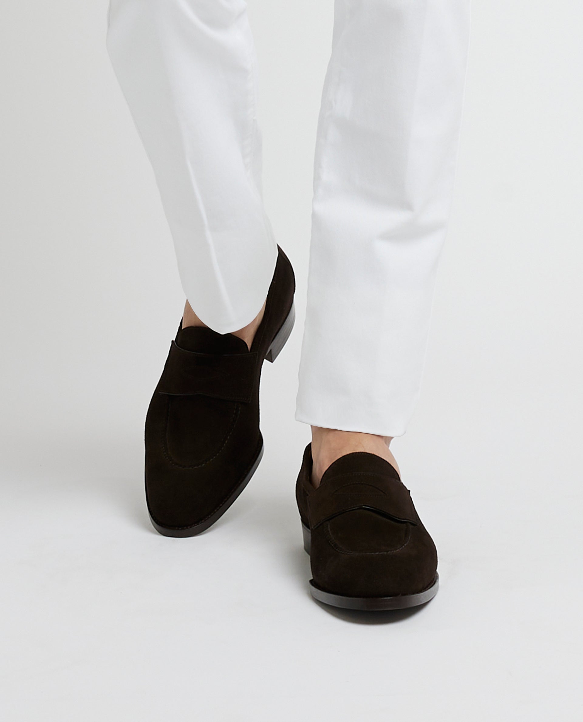 Suede Penny Loafers