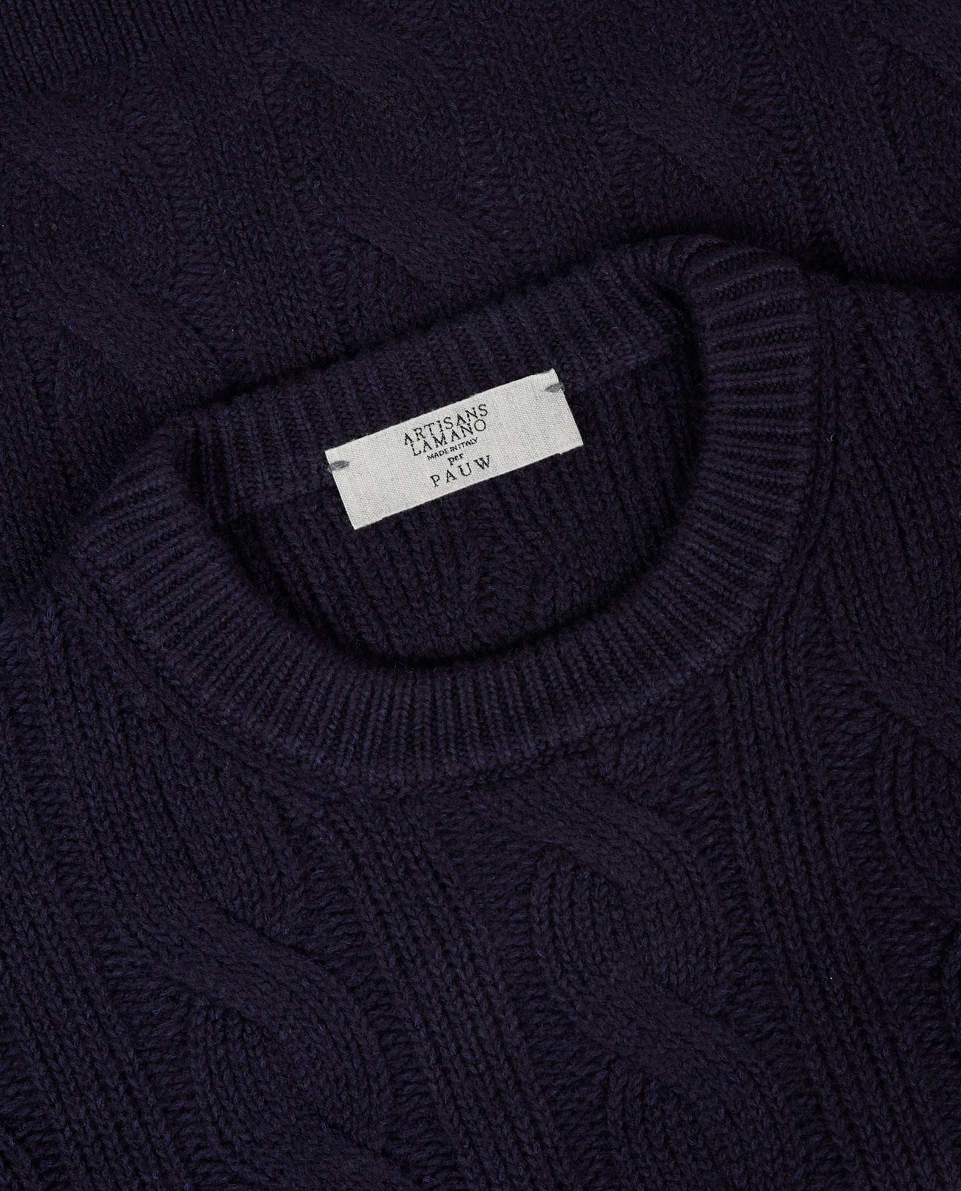 Cashmere Cable Crewneck