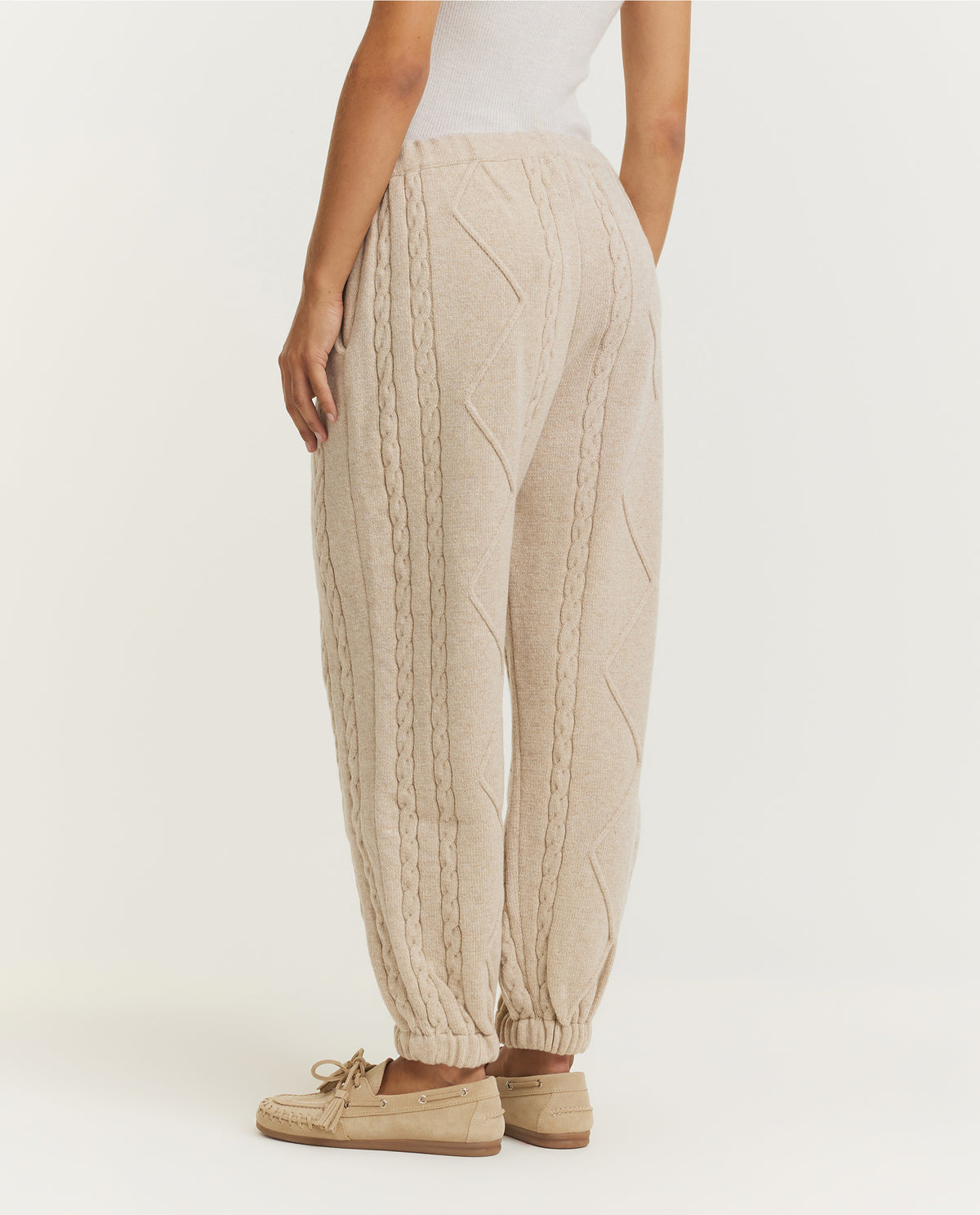 Essential Wool Cable Jogger