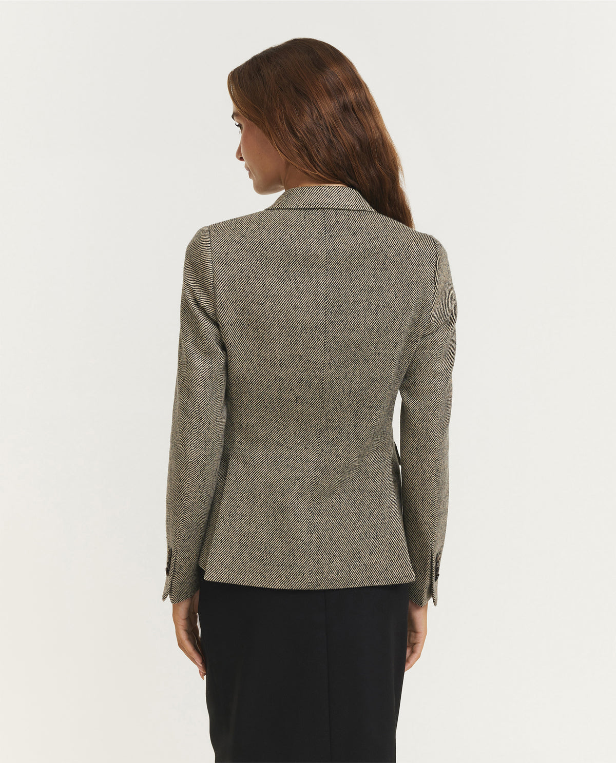 Wol Cashmere Twill Blazer - Grijs