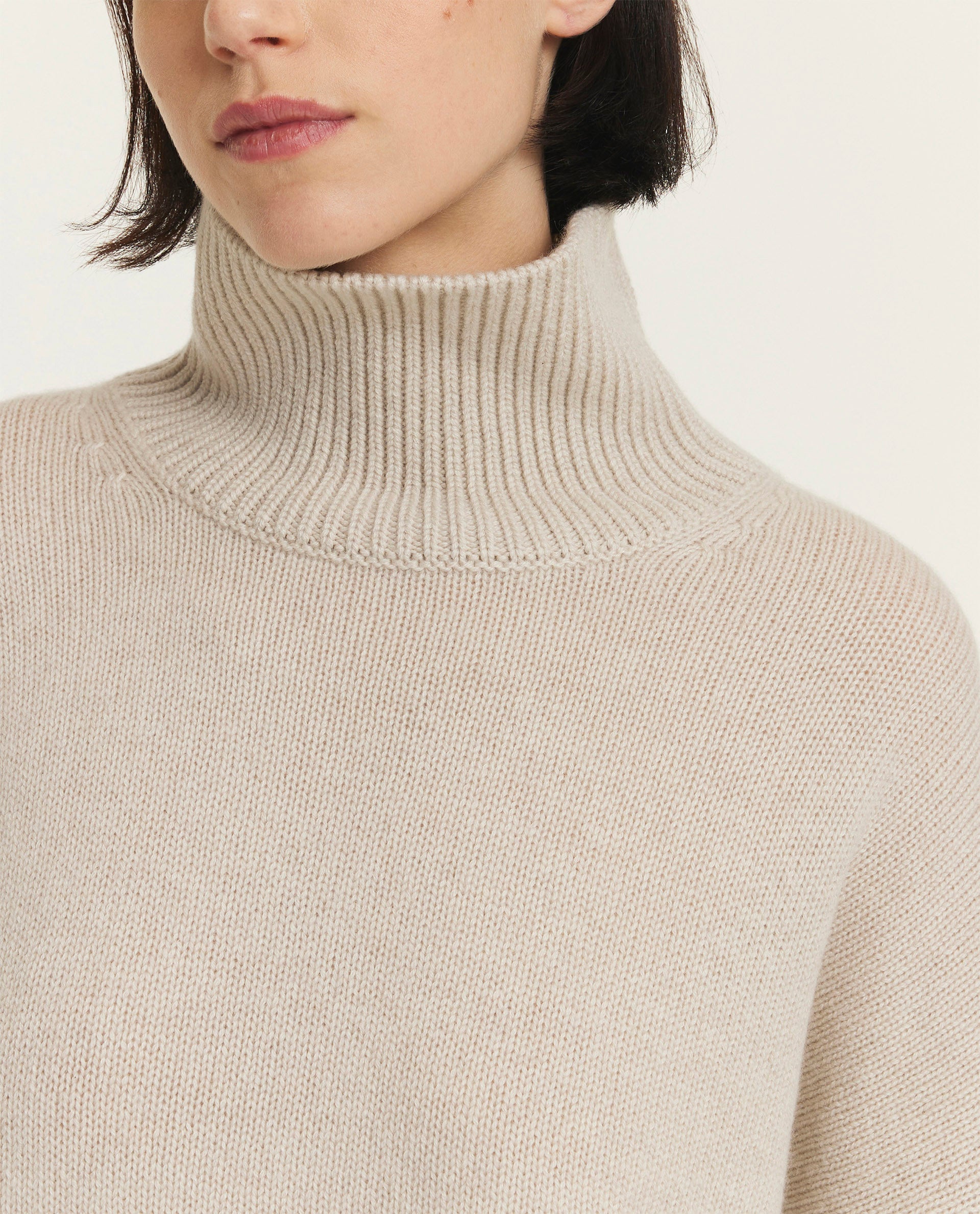 Cashmere turtleneck sweater