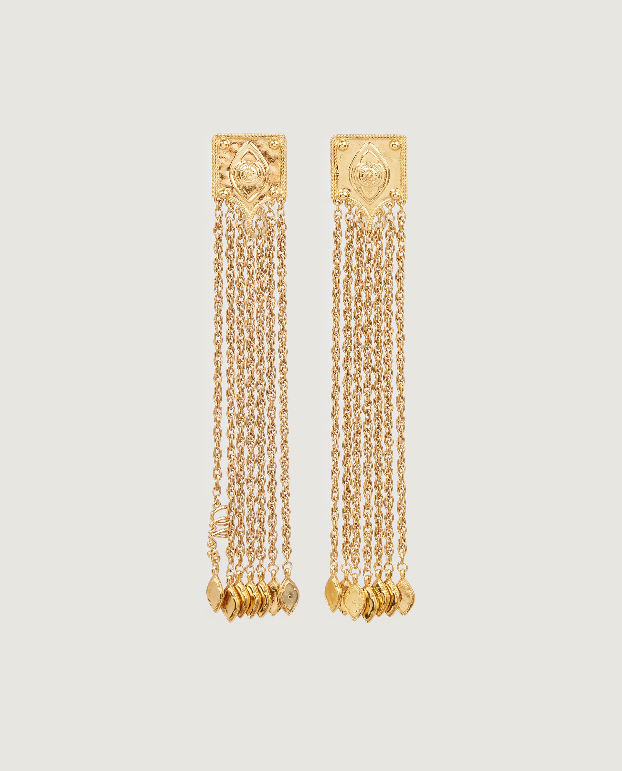 Amulet Oorbellen - Goud