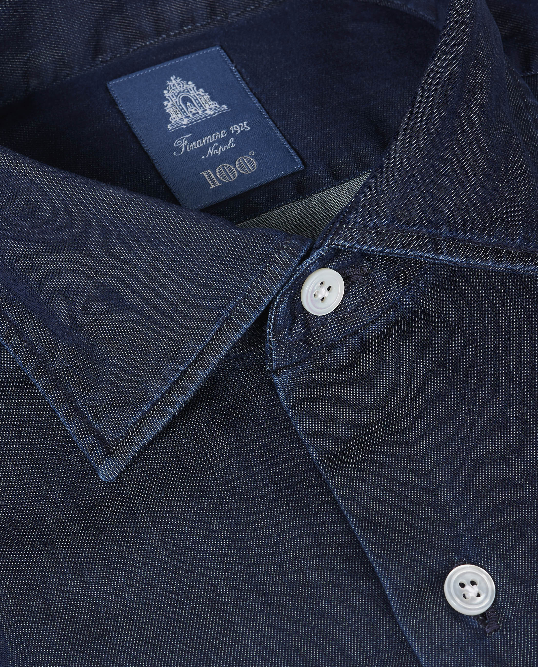 Denim shirt - Donkerblauw