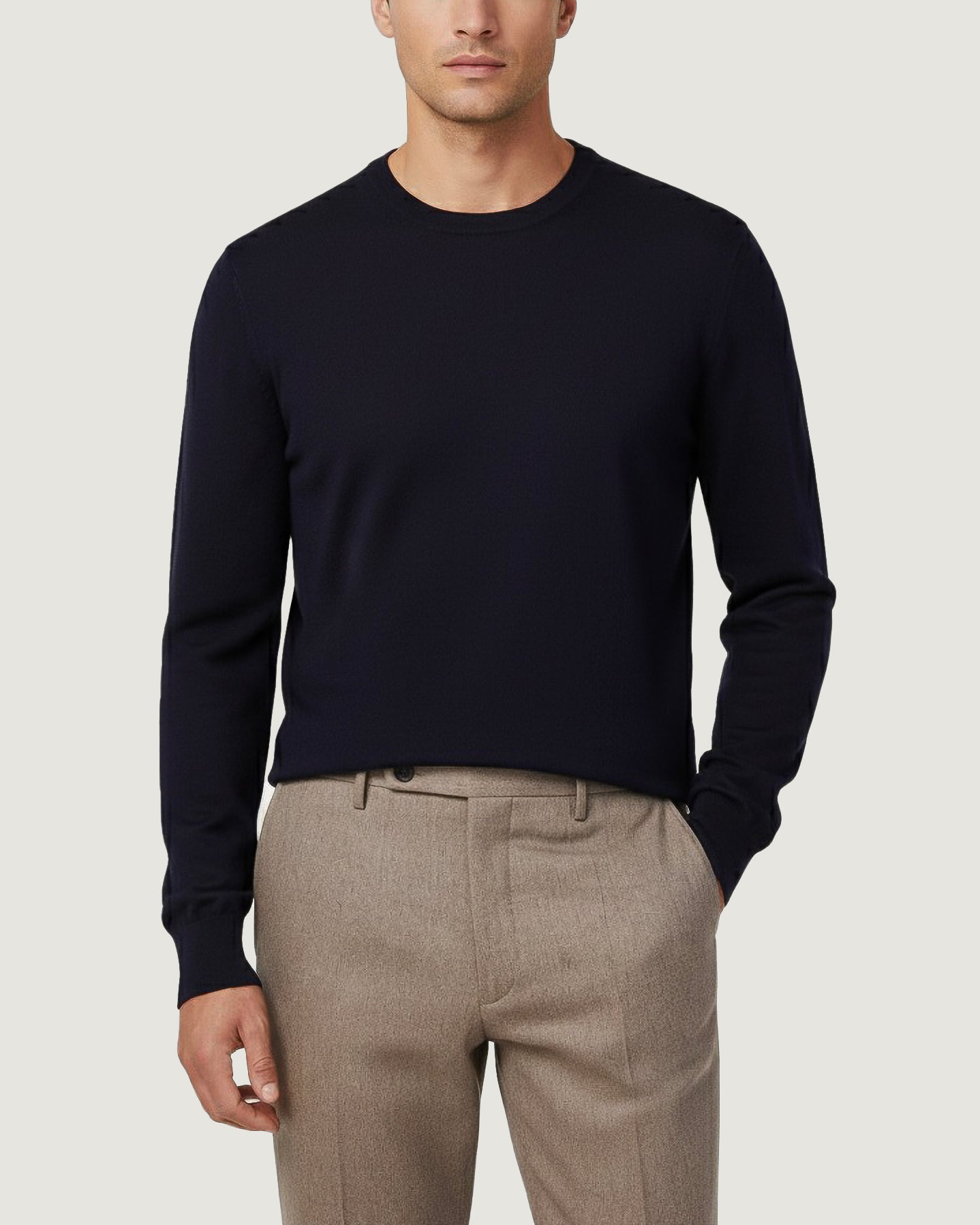 Lightweight Wool Crewneck