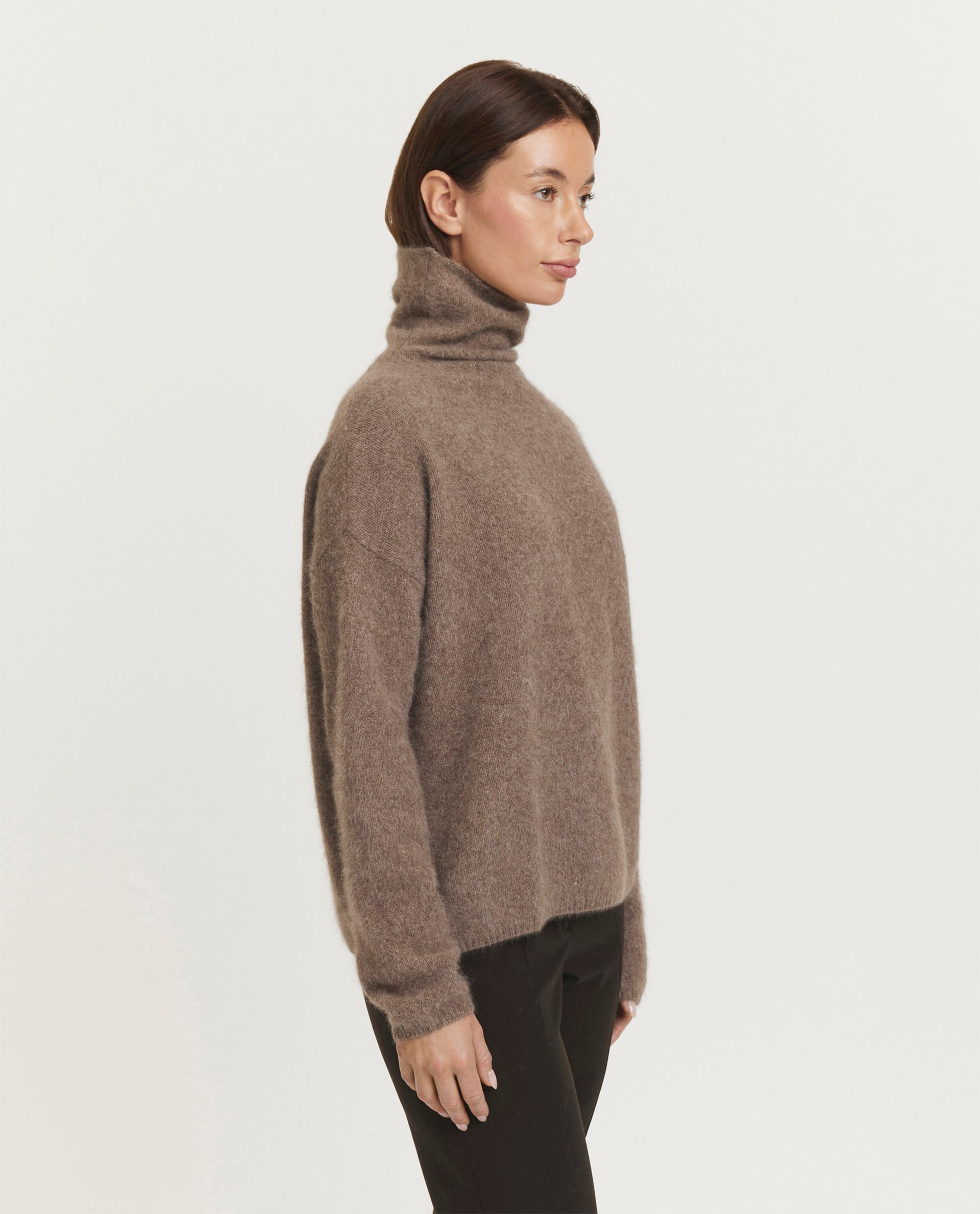 Wool blend turtleneck sweater 
