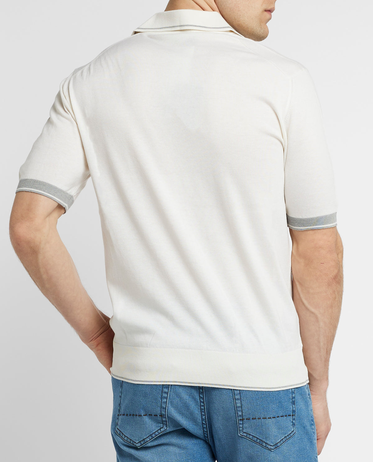 Gebreid Polo-Shirt