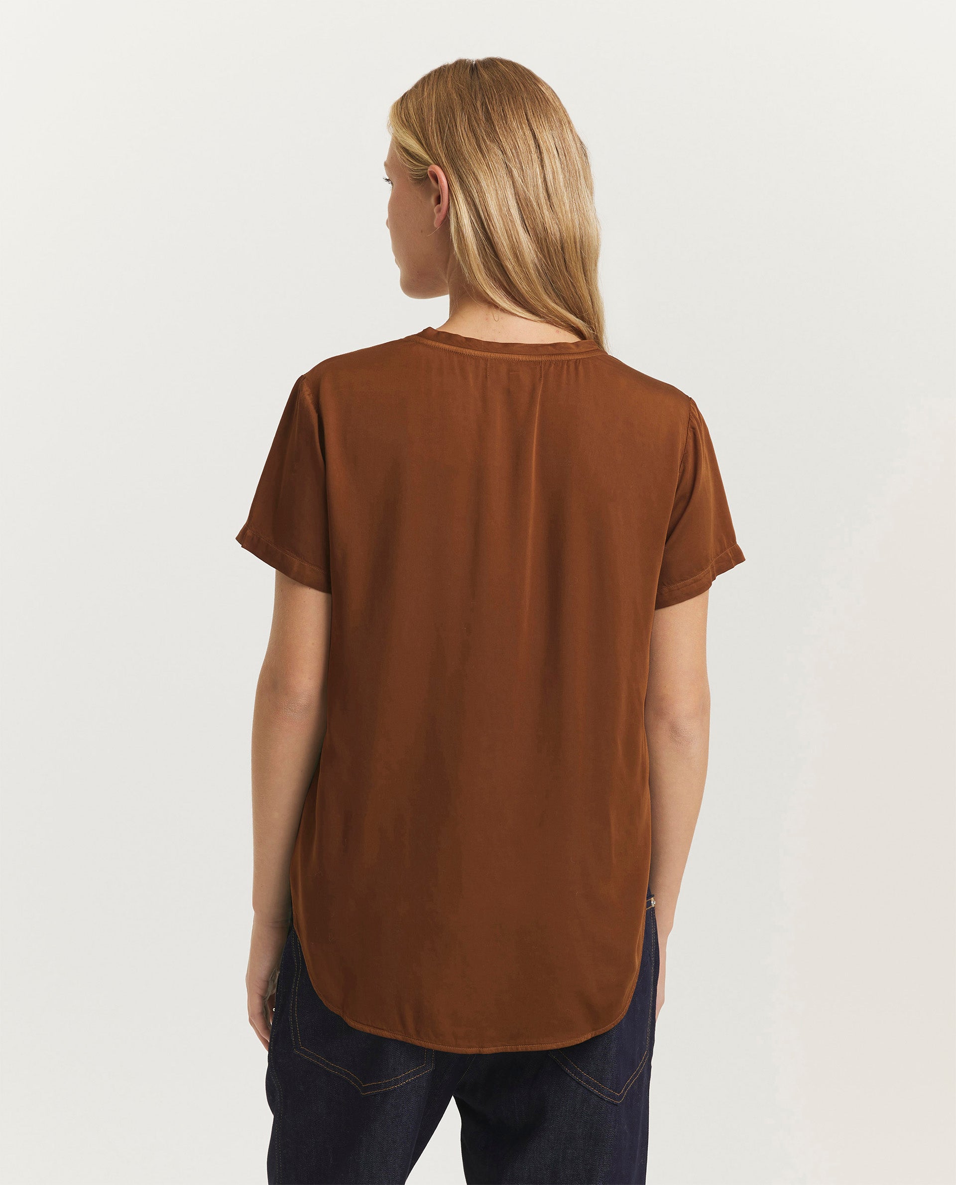 Satin t-shirt