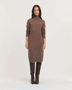 Wool-cashmere dress