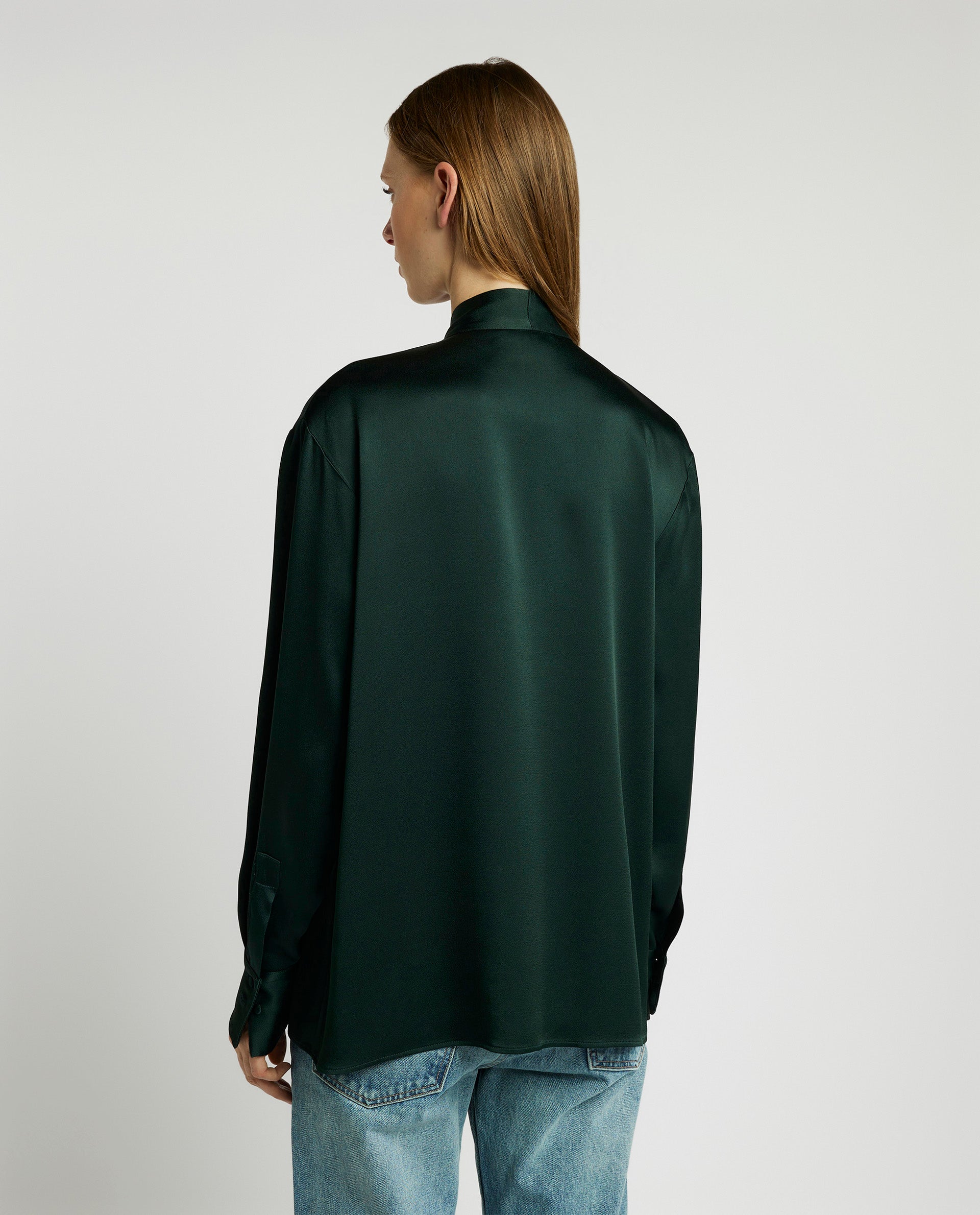 Soepelvallende blouse