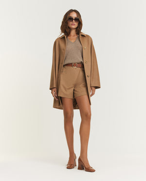 Lola Camel Shorts