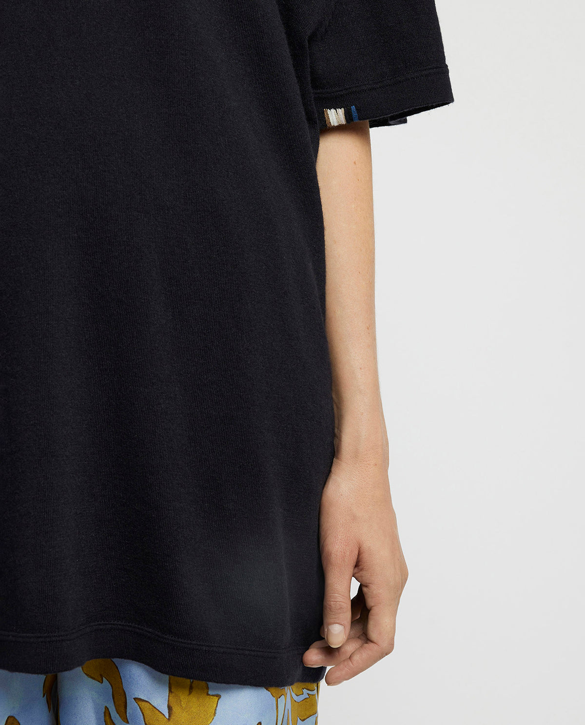 Cotton-cashmere t-shirt