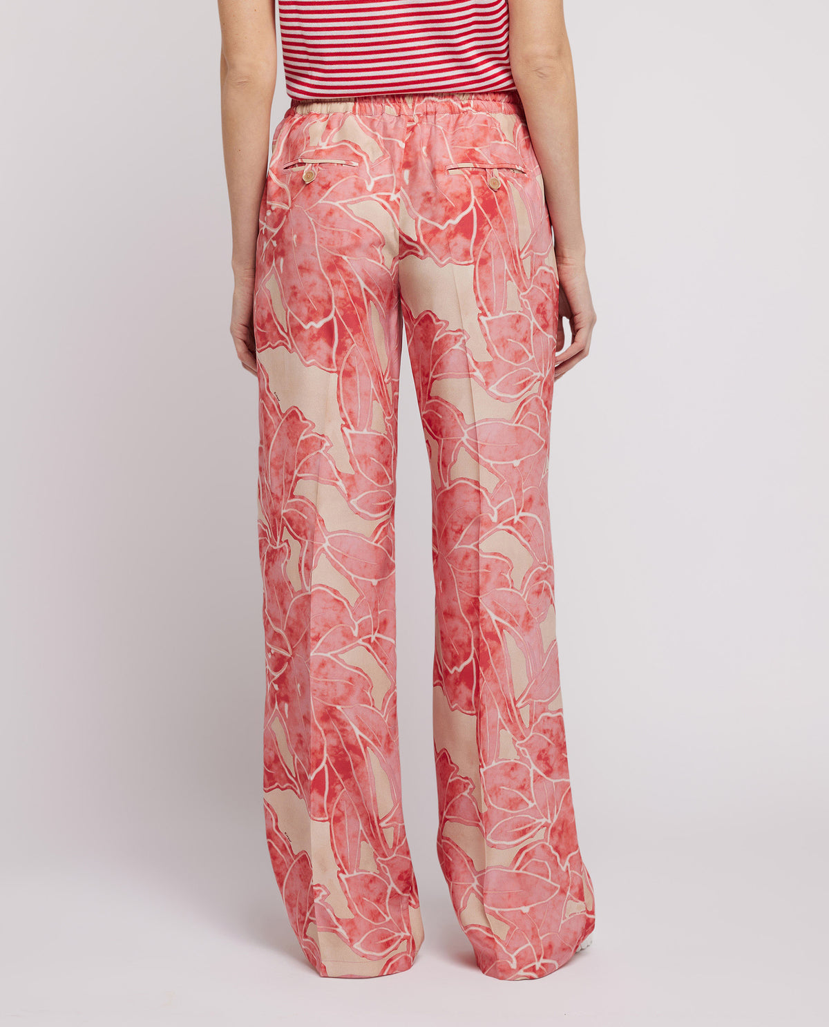 Silk trousers