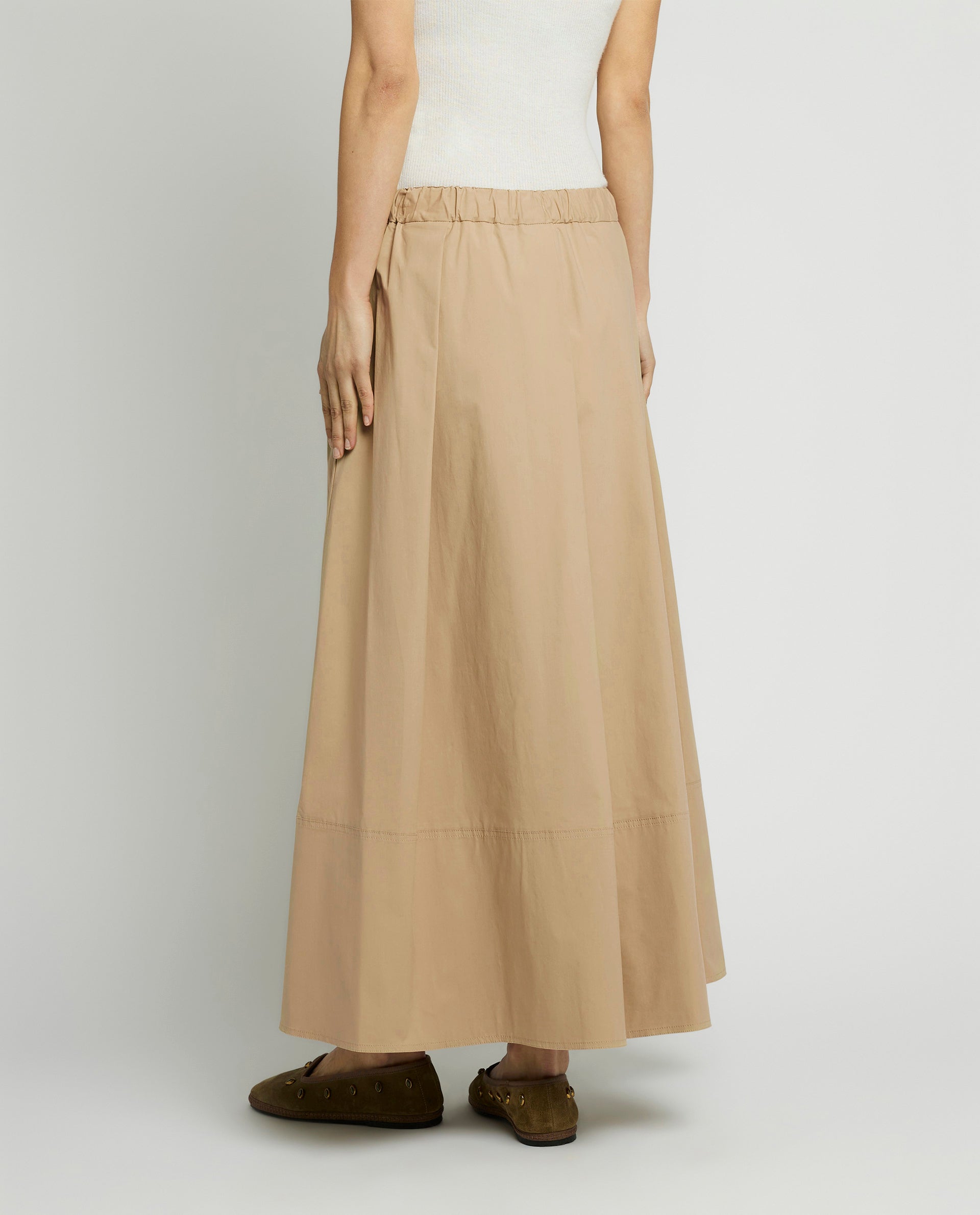 Cotton maxi skirt