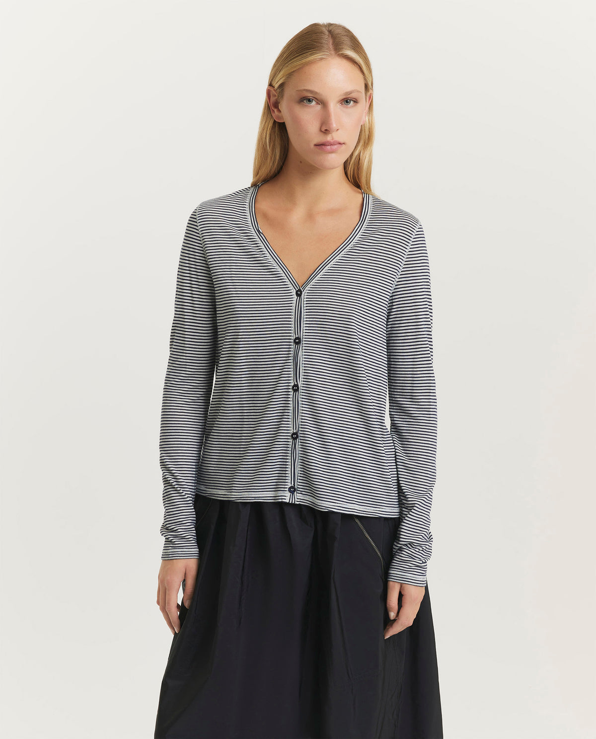 V-neck cardigan