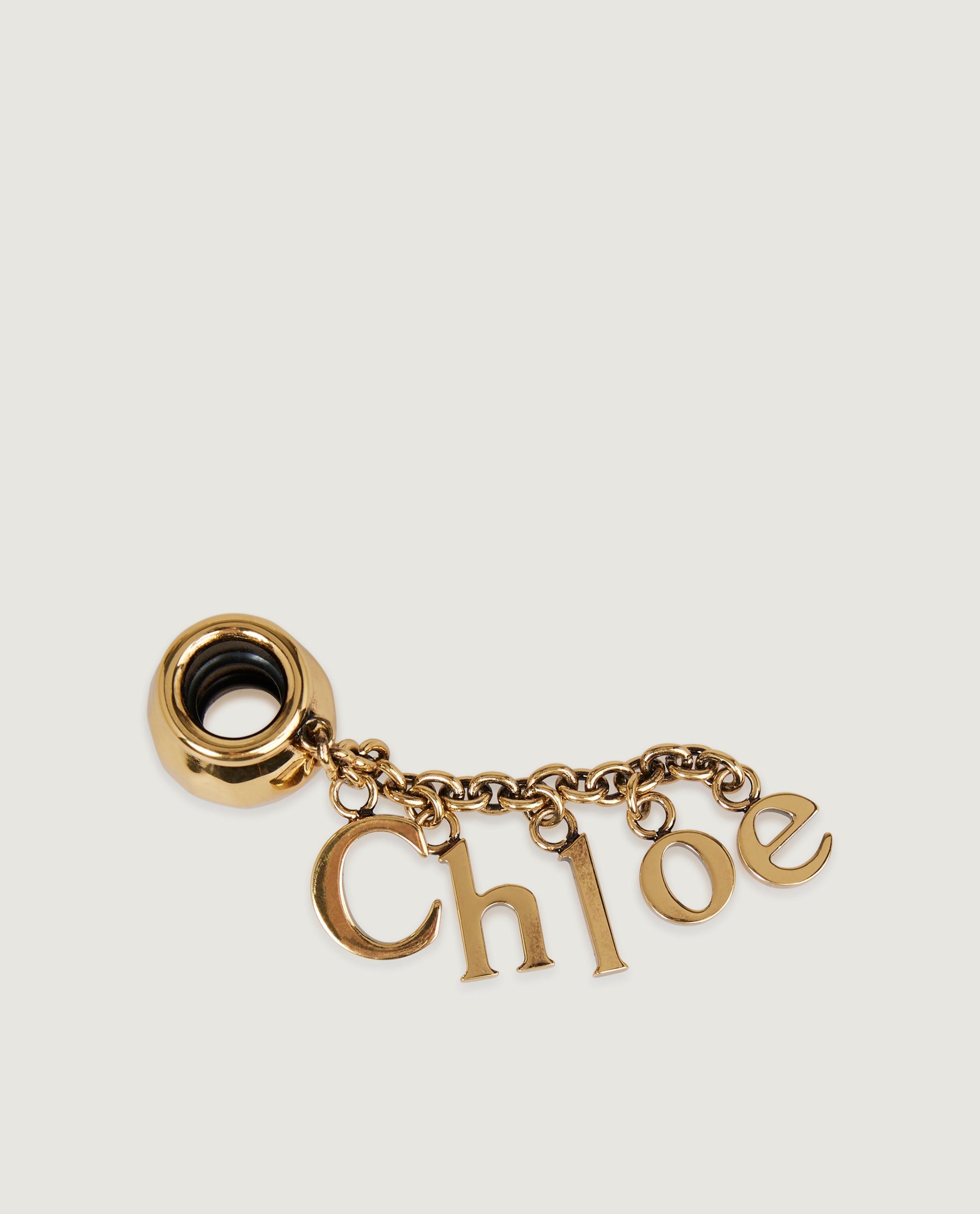 Letters Dice Bracelet Charm - Goud