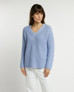 Cashmere V-neck sweater