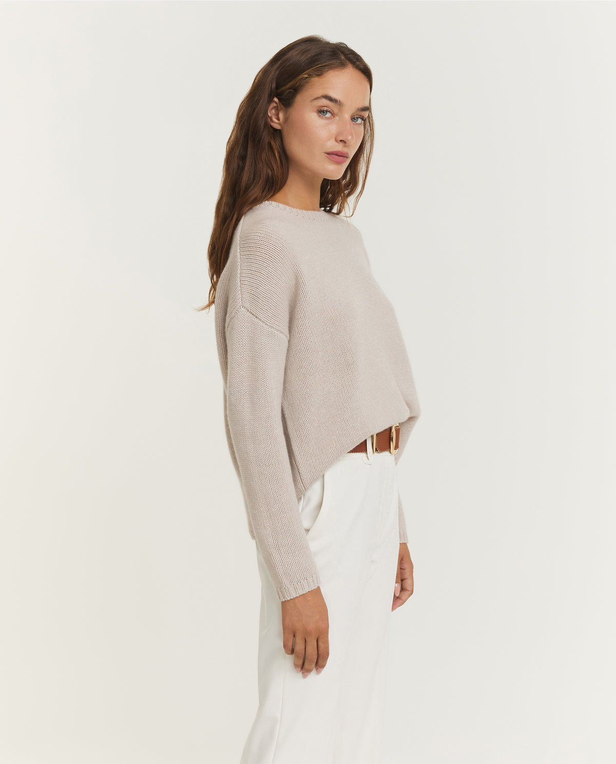 Coarse Crew Neck Sweater