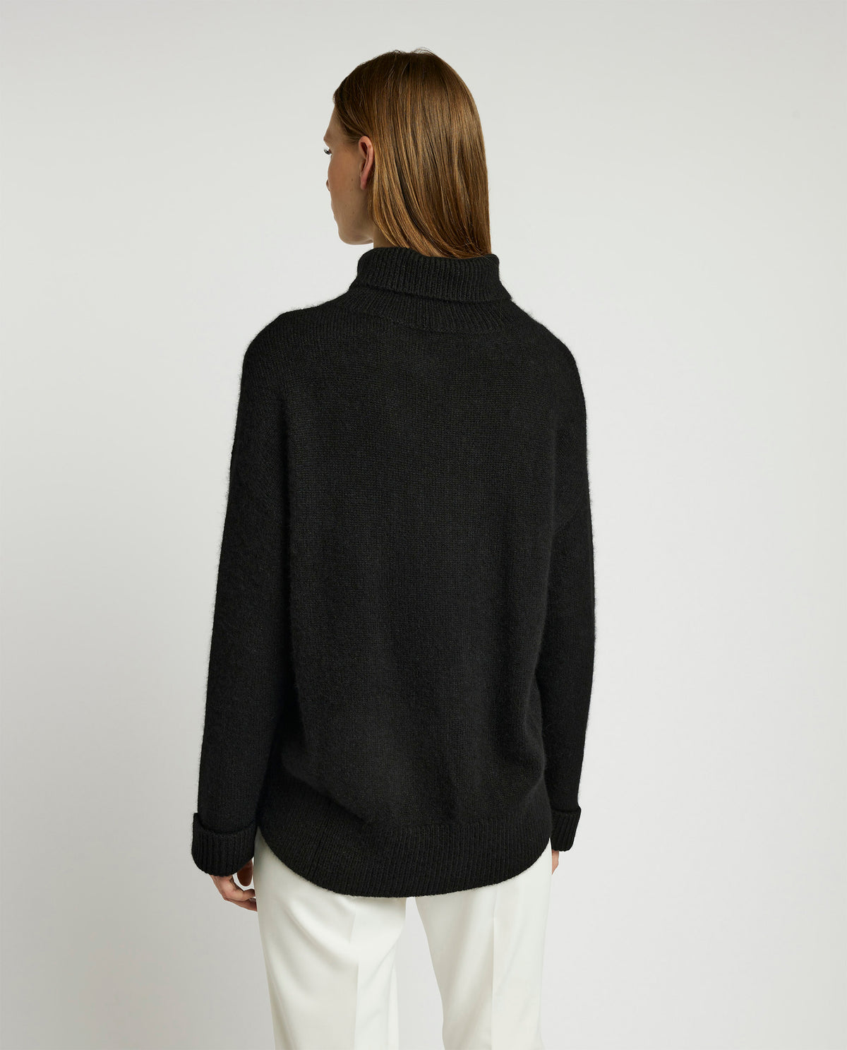 Cashmere-silk sweater