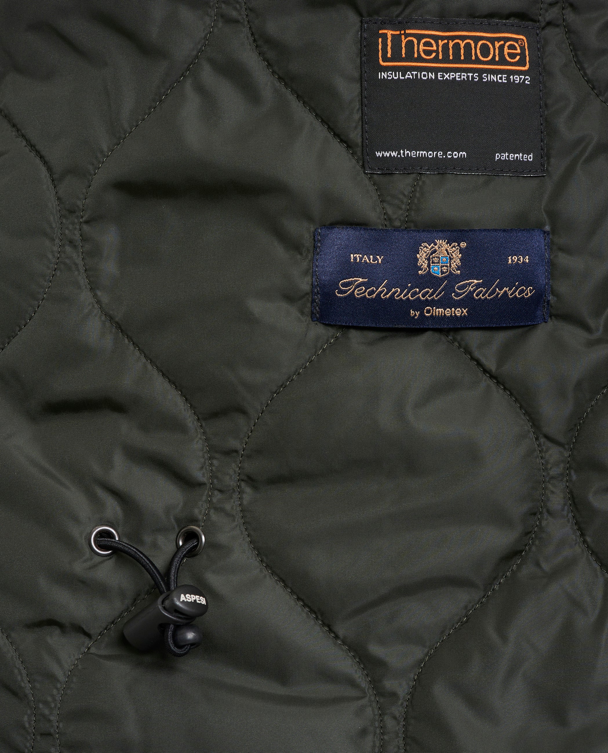 Katoen Mix Field Jacket - Groen