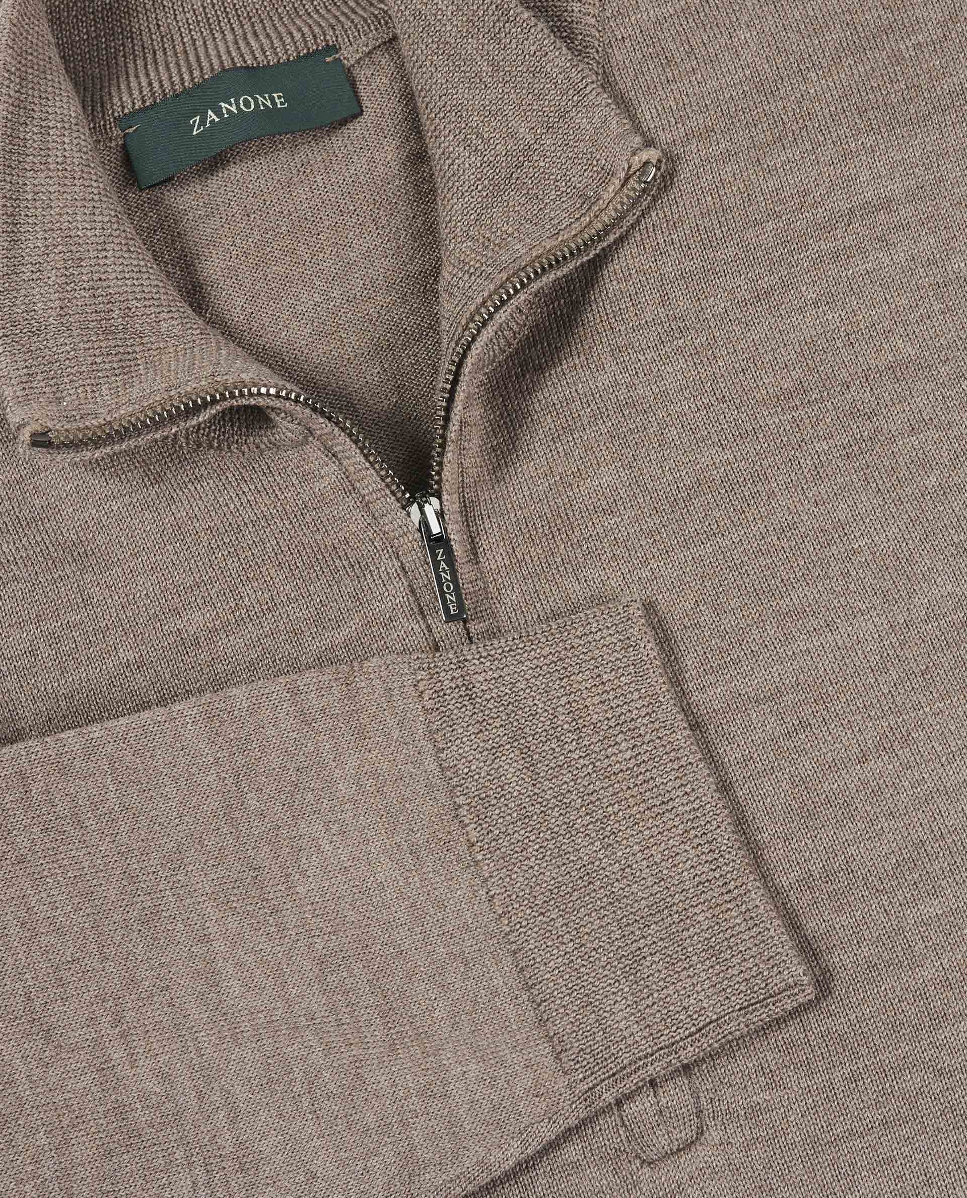 Half-zip trui