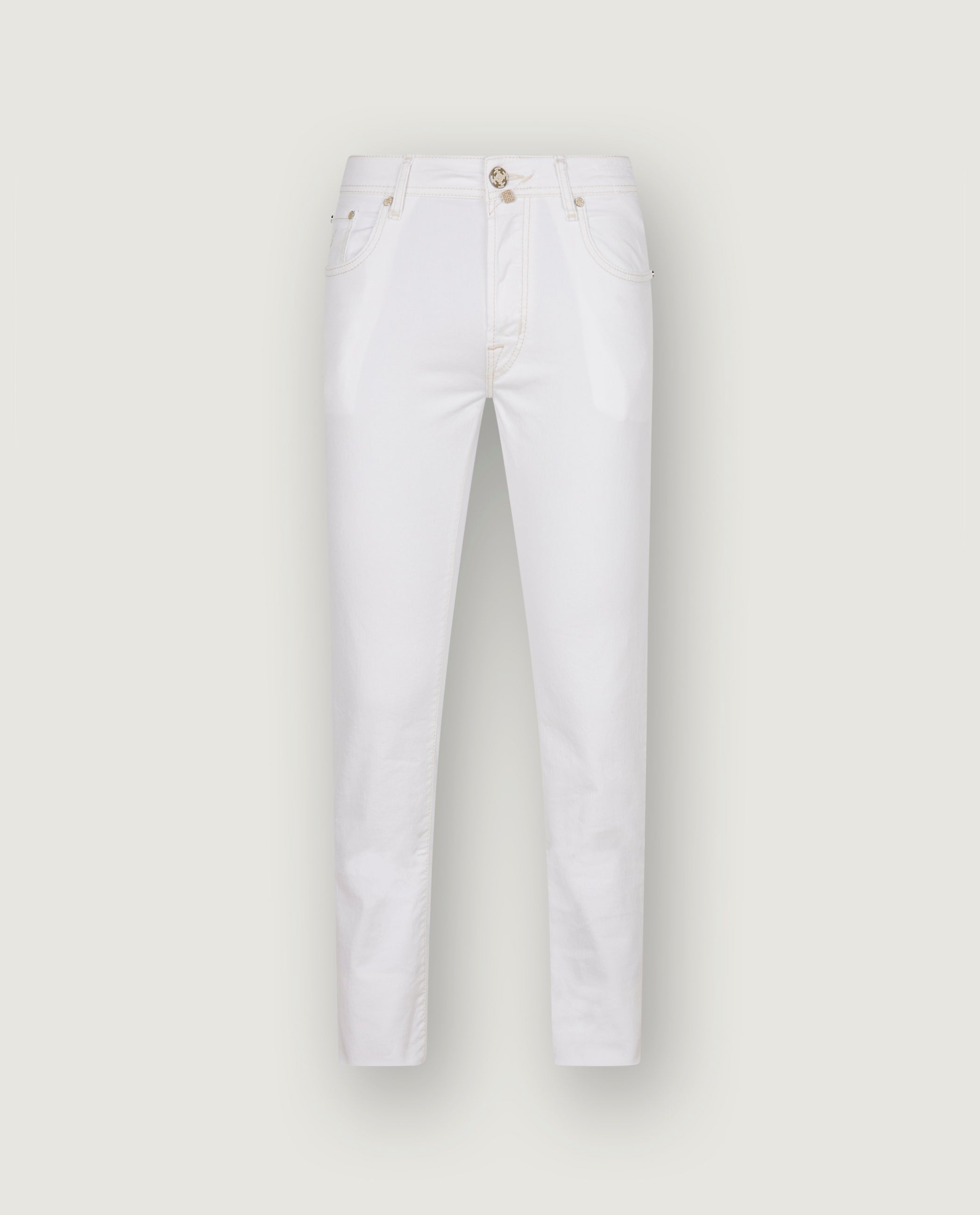 Slim Fit Bard Jeans - Wit