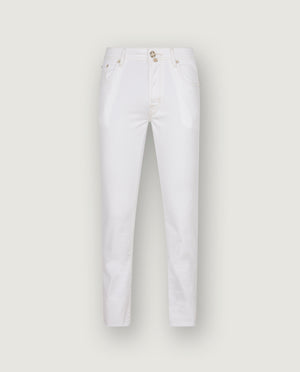 Slim Fit Bard Jeans - Wit