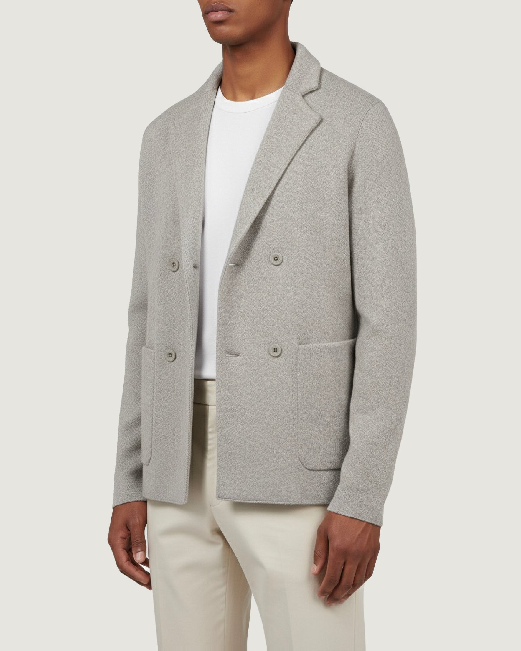 Cashmere DB Cardigan