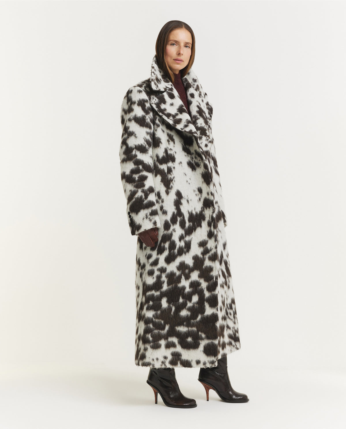Rafaella Animal Print Overcoat