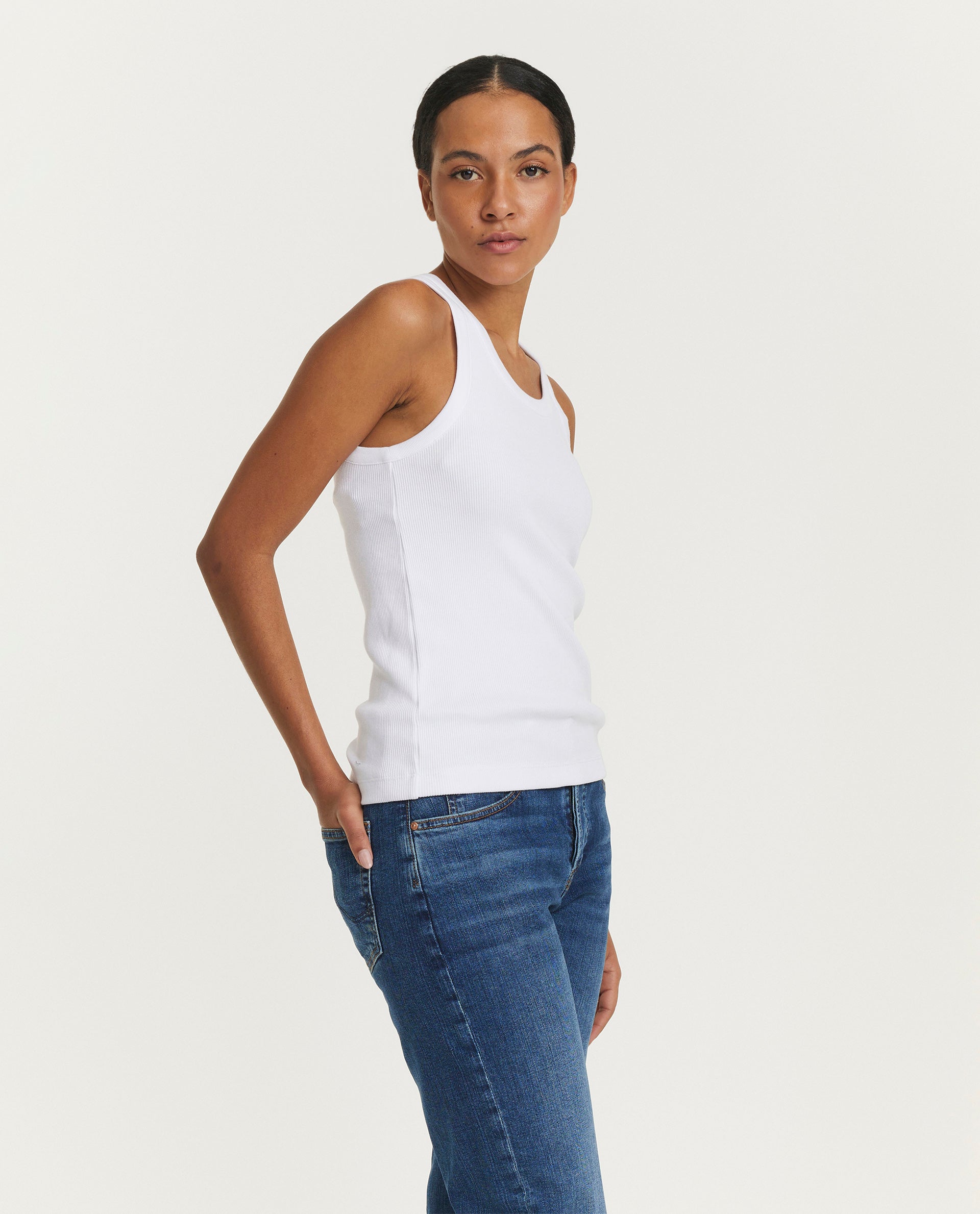 Cotton-mix tanktop