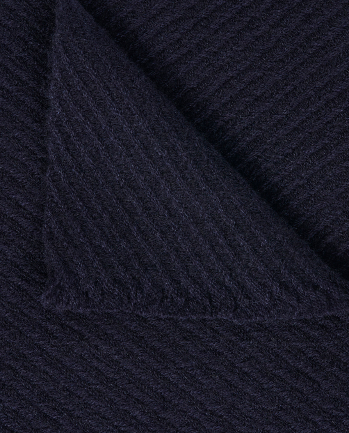 Twill Cashmere Shawl - Donkerblauw