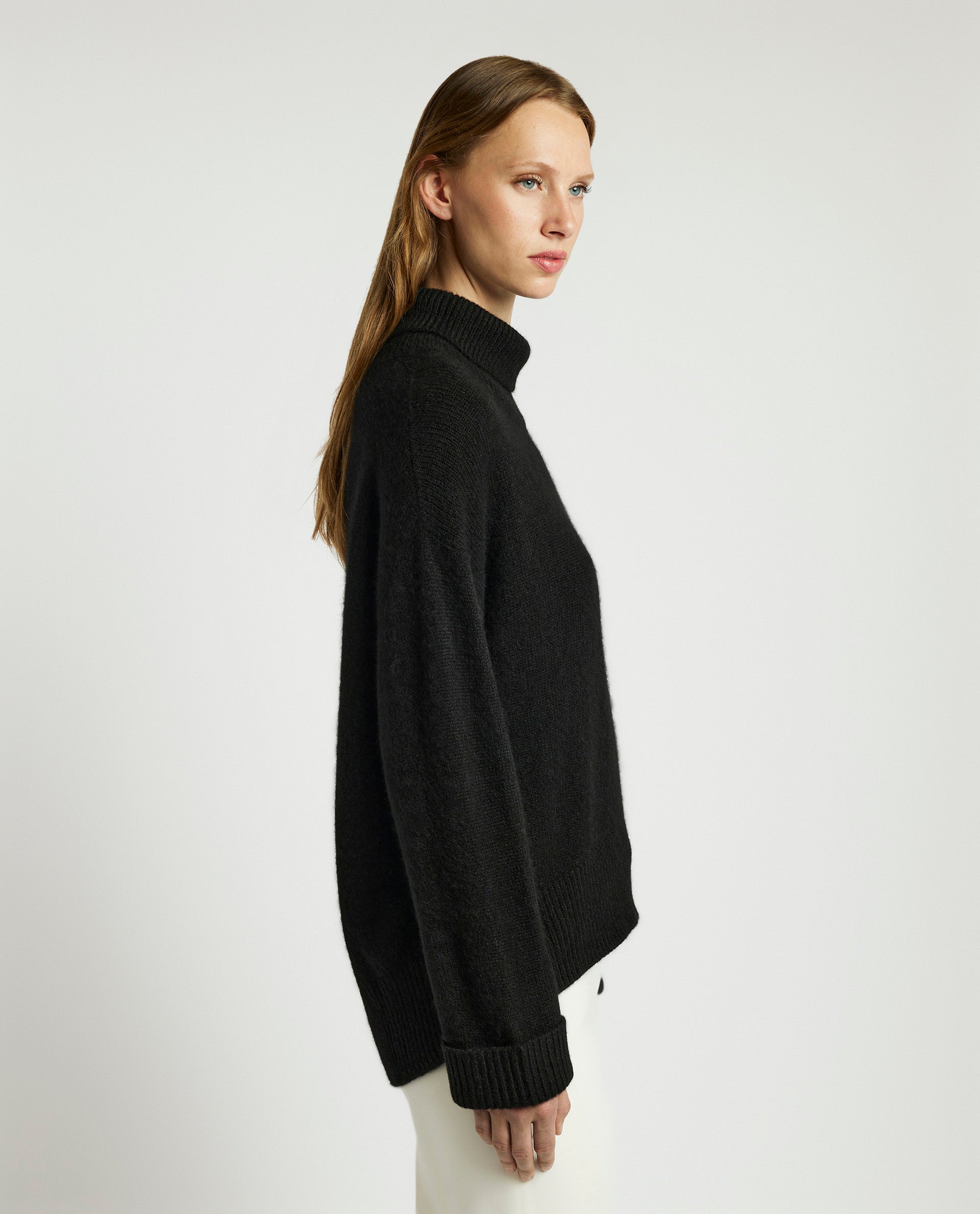 Cashmere-silk sweater