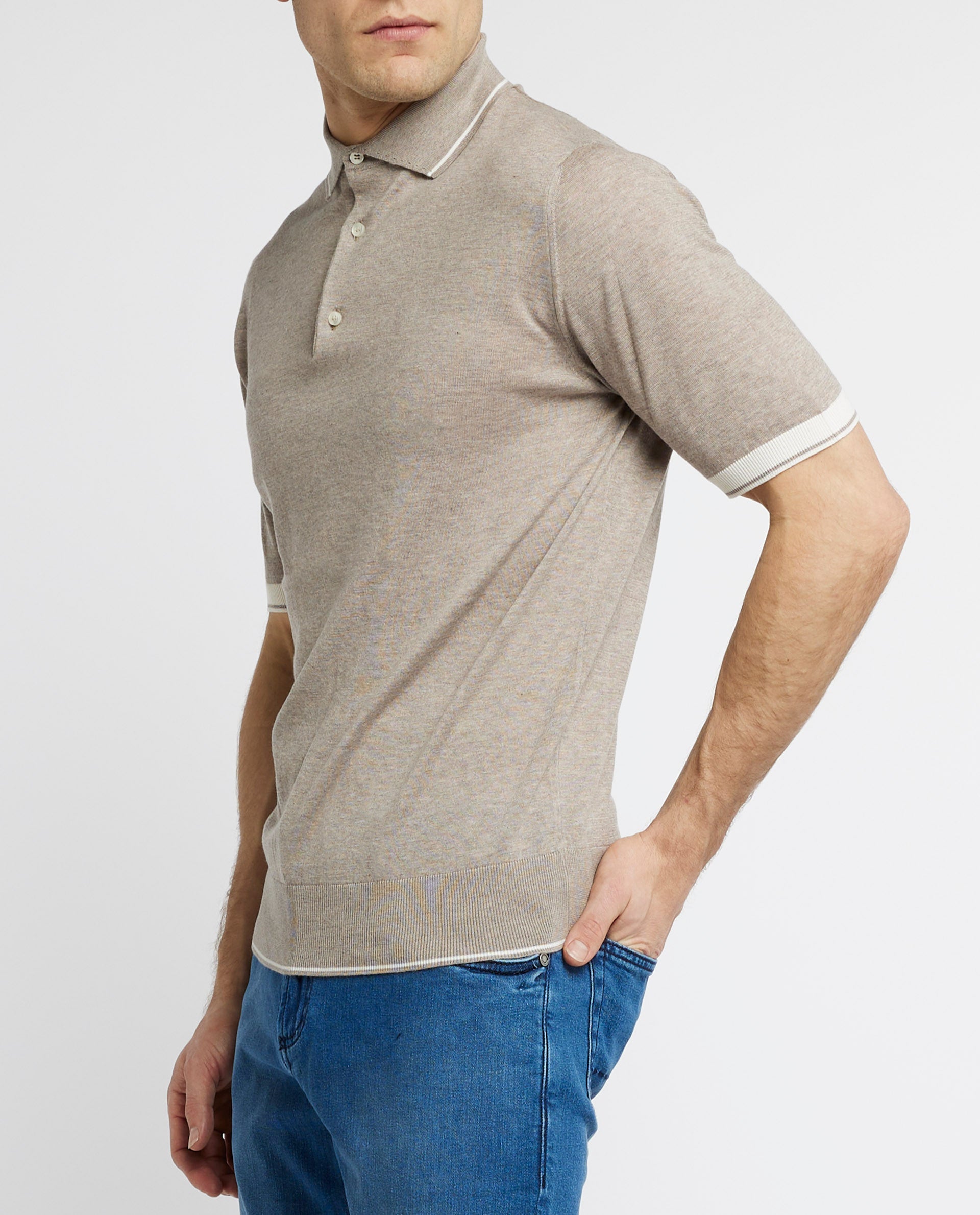 Knitted Polo-Shirt