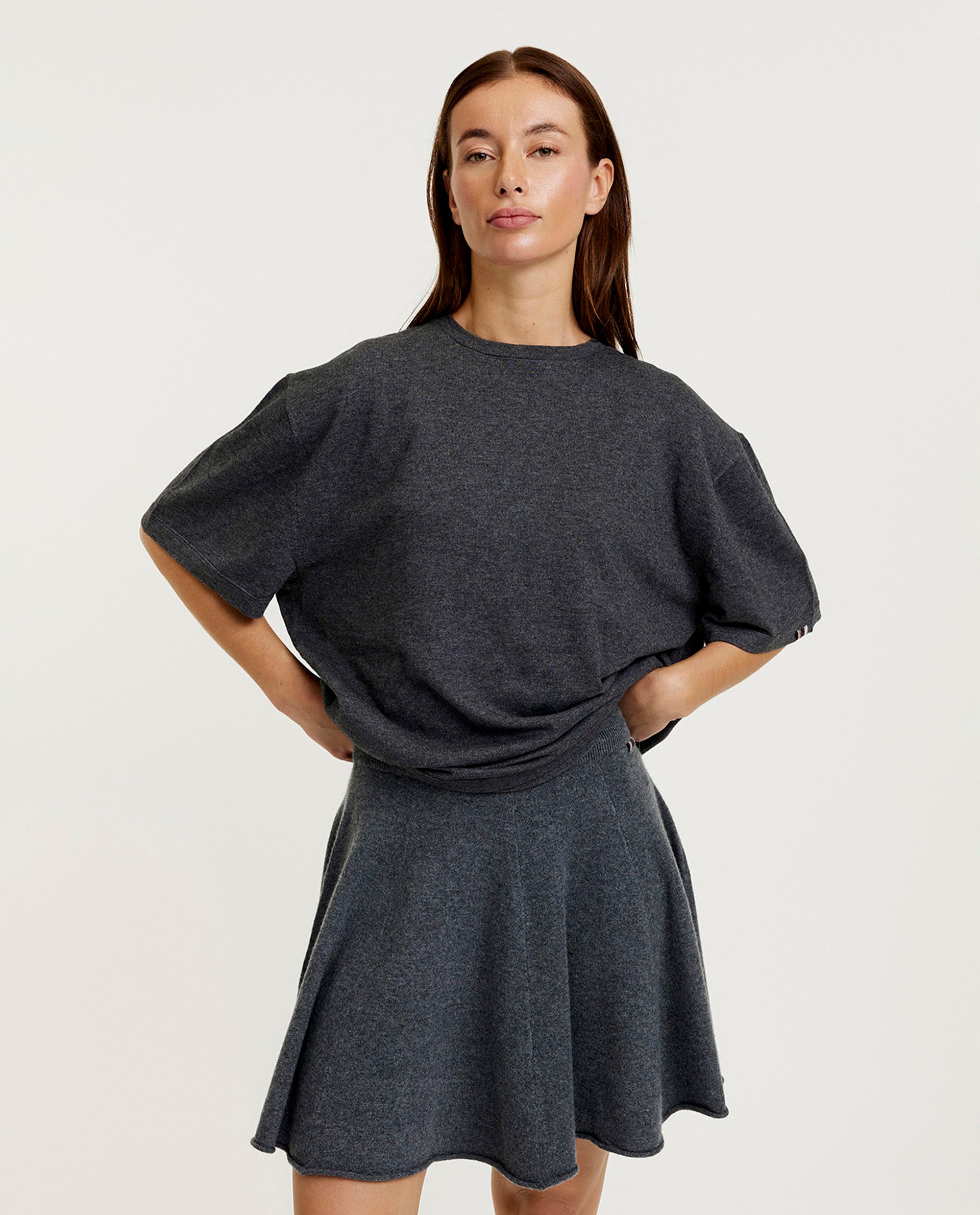 Cotton-cashmere t-shirt