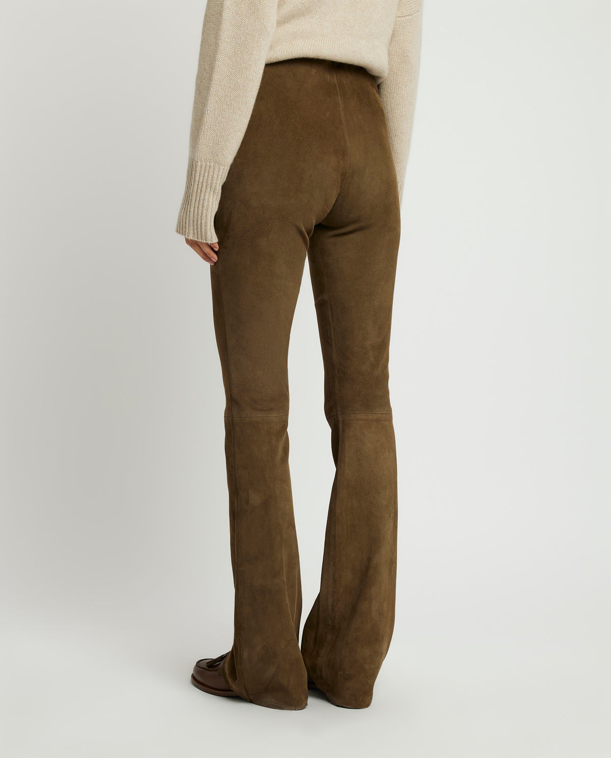 Suede pants