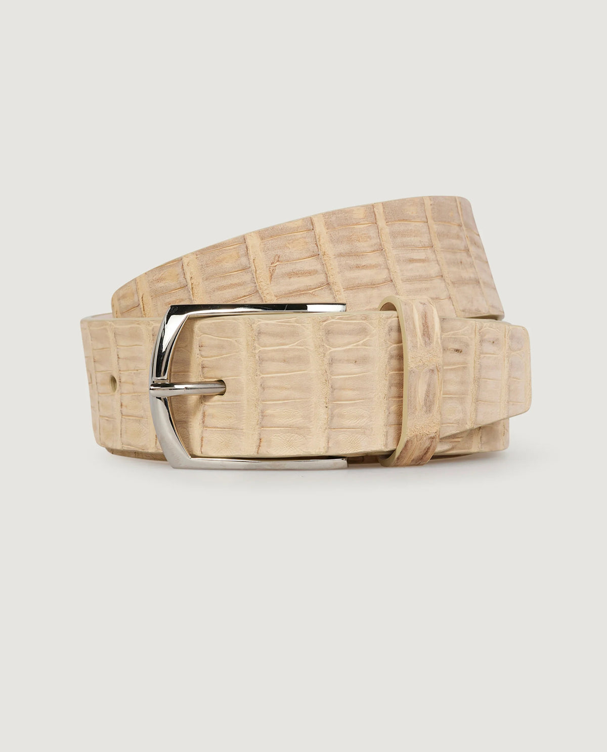 Croco Suede Belt