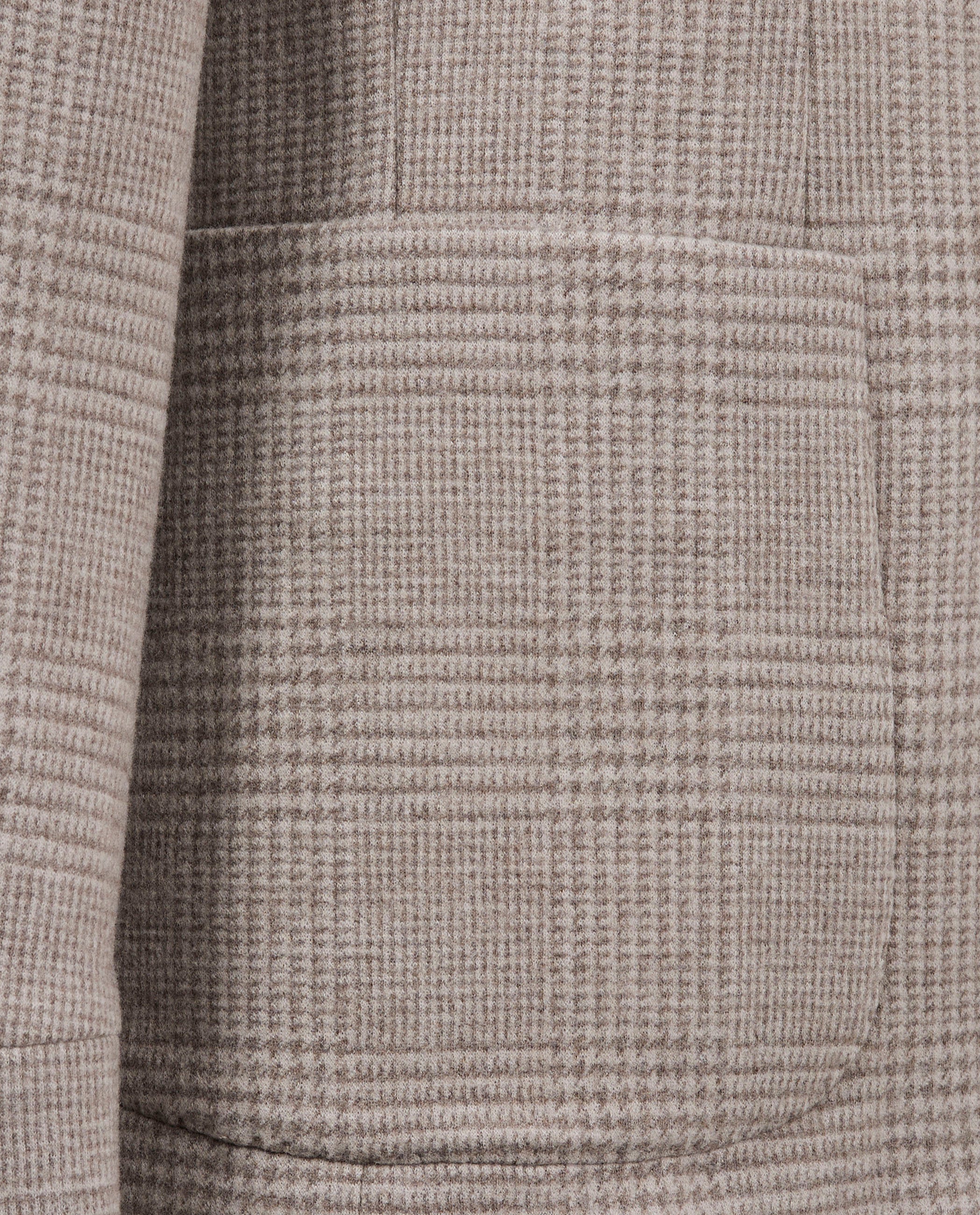 Wollen Hoodie Blazer - Lichtbruin