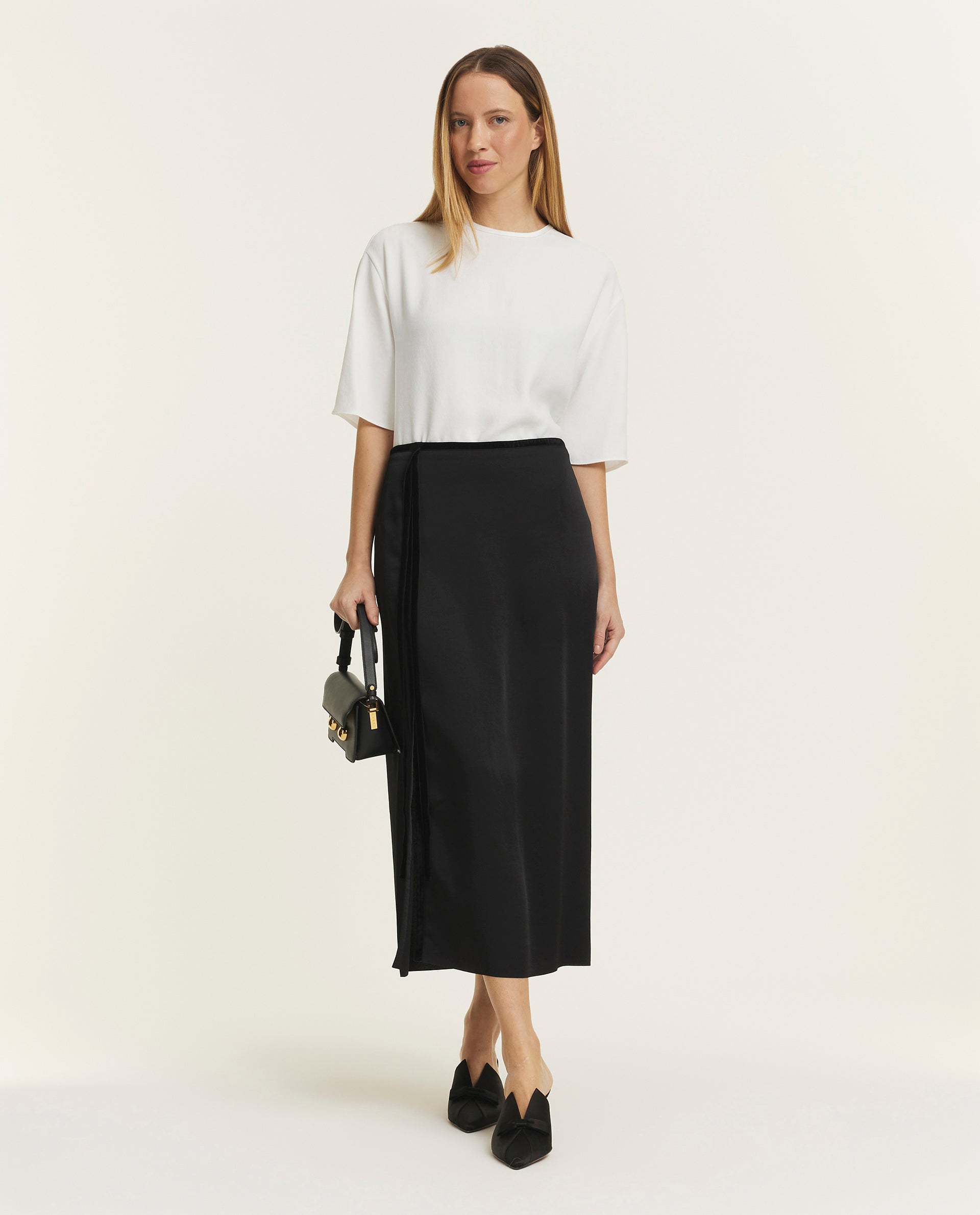 Velvet Trim Skirt