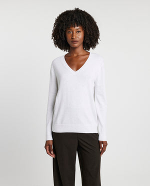 Cashmere V-neck sweater