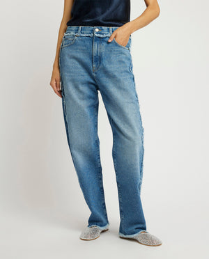 Jeans met franjes