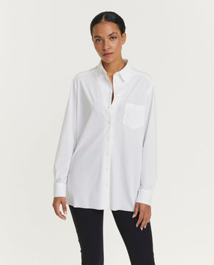 Soepelvallende blouse