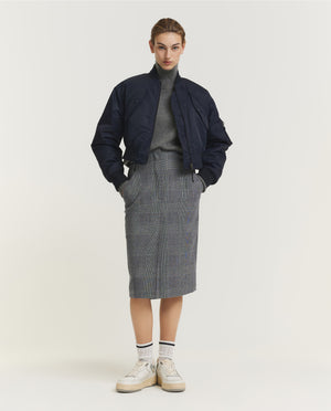 Patroon Kokerrok - Blauw