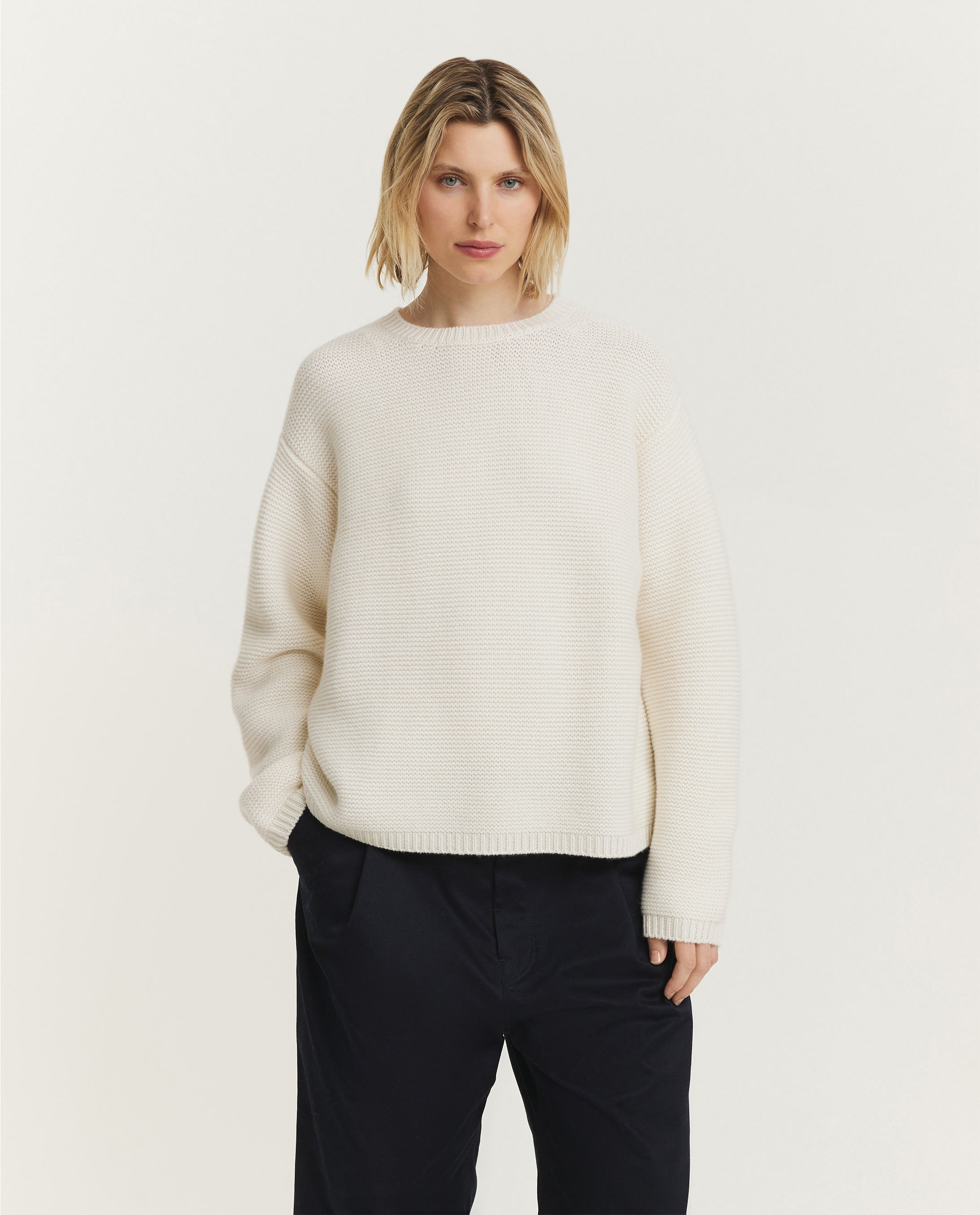 Coarse Cashmere Sweater