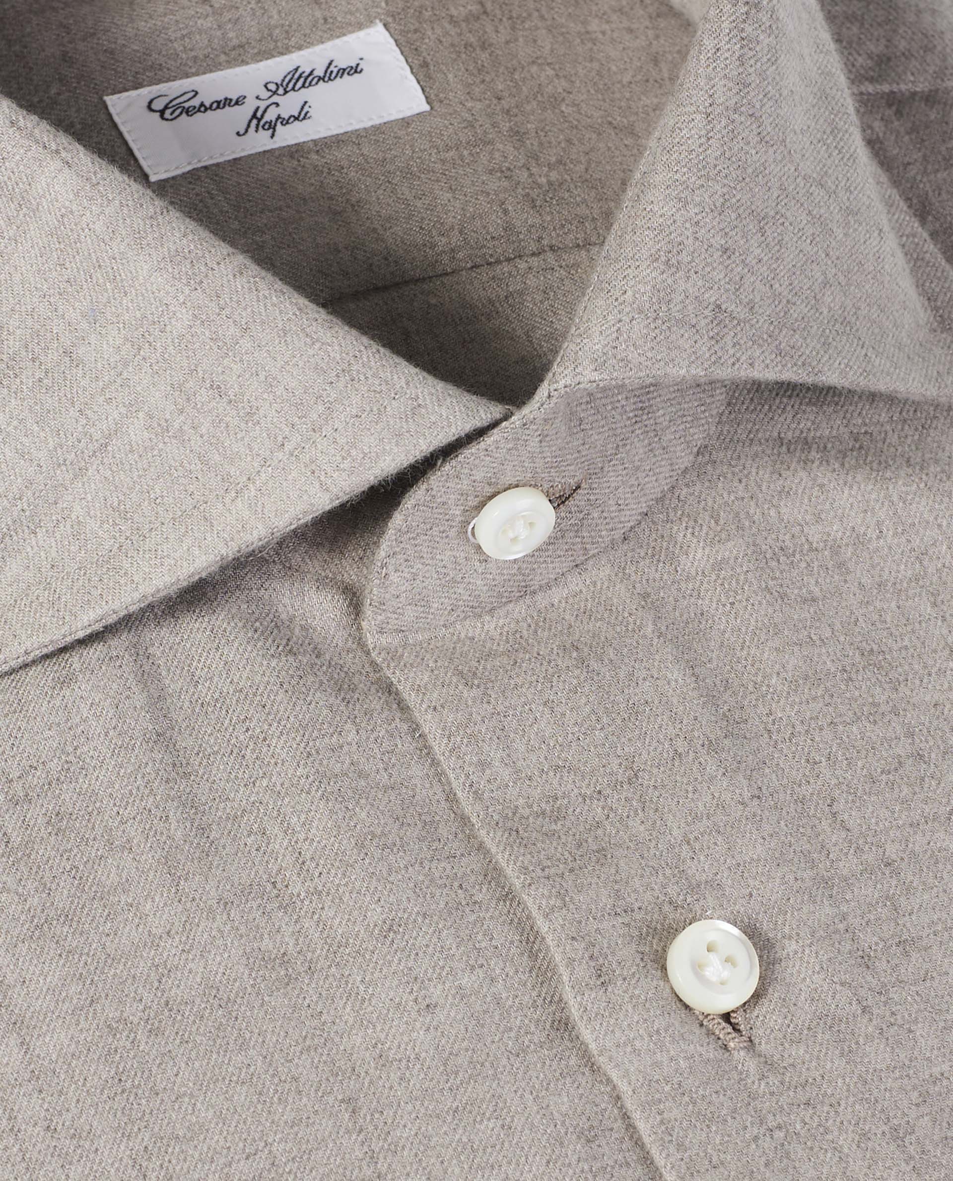 Geborsteld twill shirt