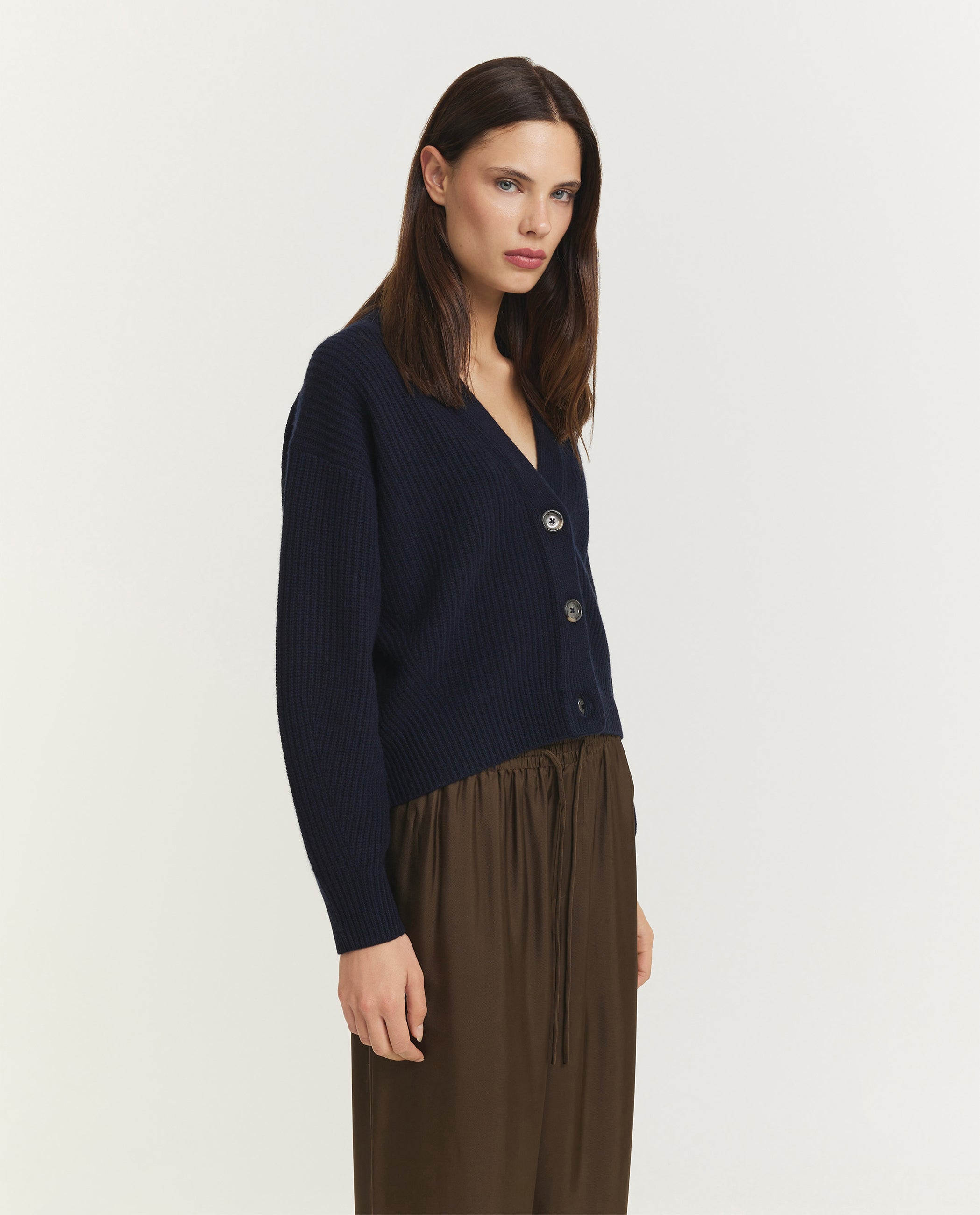 Wool Cashmere Cardigan