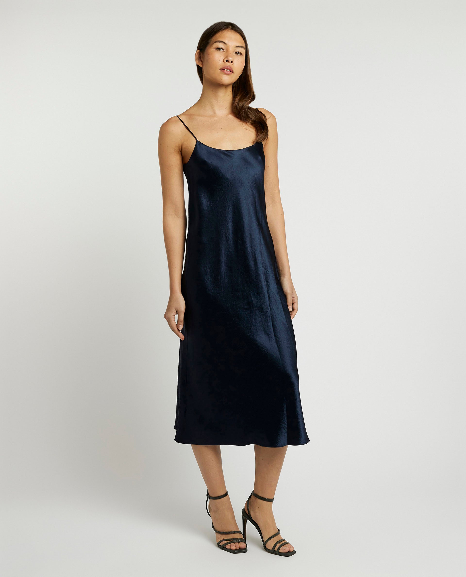 Satin slip dress