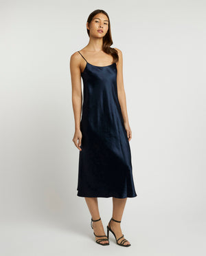 Satin slip dress